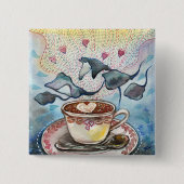 愛の光線 缶バッジ (正面)