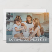 愛の光 ラテキー ハヌカの写真 シーズンカード (正面)