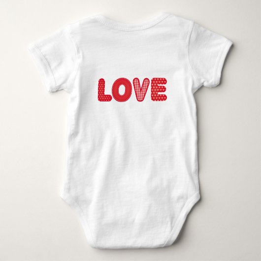 愛の全てだ ベビーボディスーツ (裏面)