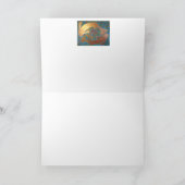 「愛の円」挨拶状、含まれている封筒 サンキューカード (内部)