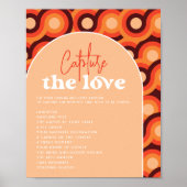 愛の写真の結婚サインを撮る ポスター (正面)