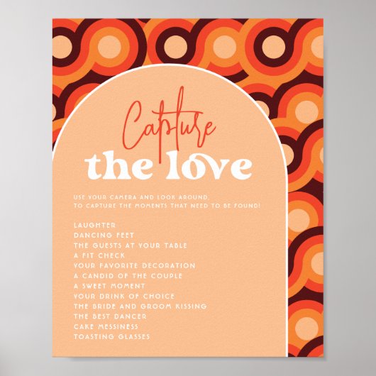 愛の写真の結婚サインを撮る ポスター (正面)