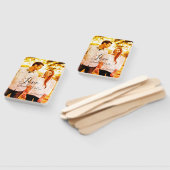 愛の写真の追加の名前セット。年結婚の夫婦 ハンドファン (組立なし)