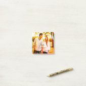 愛の写真の追加の名前セット。年結婚の夫婦 ポストイット (デスク上)