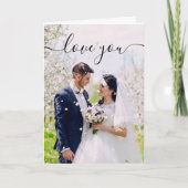 愛の写真グリーティングカード カード (正面)