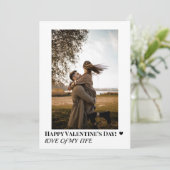 愛の写真 ハッピー バレンタインデー シーズンカード (スタンド正面)