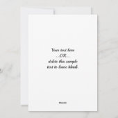 愛の写真 ハッピー バレンタインデー シーズンカード (裏面)