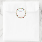 愛の冬をテーマにした手作り ラウンドシール (バッグ)