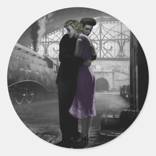 愛の出発 ラウンドシール (正面)