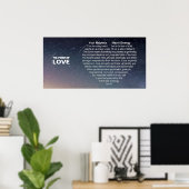 愛の力 – あなたの磁気ハート ポスター (ホームオフィス)