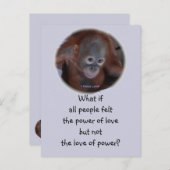 愛の力 インビテーションポストカード (正面/裏面)