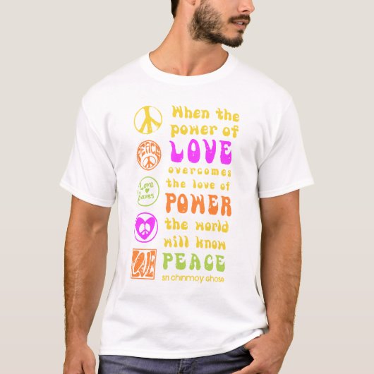愛の力 Tシャツ (正面)