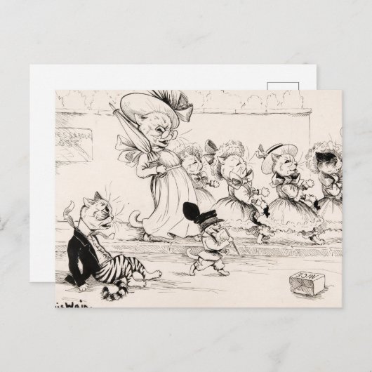 愛の労働はルイ失ったワインによる ポストカード (正面/裏面)