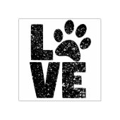 愛の動物の手 ラバースタンプ (インプリント)