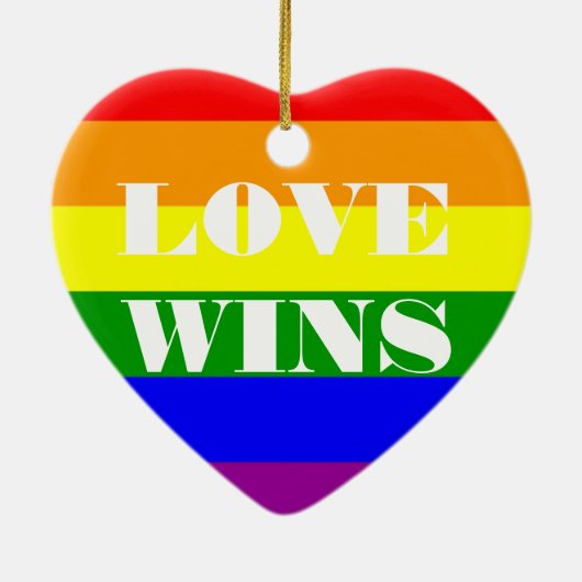 愛の勝利と初めてのクリスマス セラミックオーナメント (裏面)