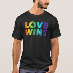 愛の勝利 – ヴィンテージ、LBGTQ、同性愛者、ゲイプライド雨 Tシャツ