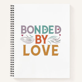 愛の単位 – "愛で結合数々の" – 色 ノートブック