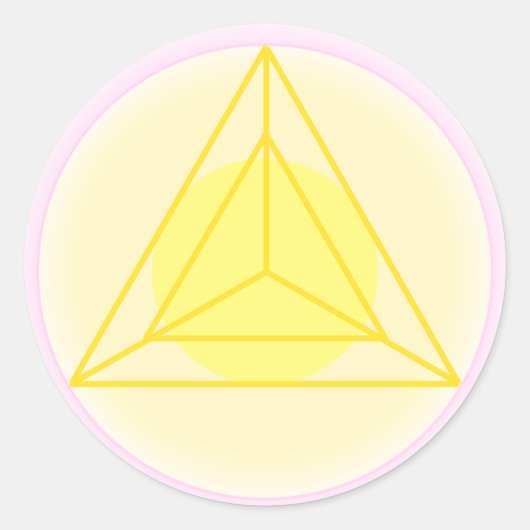 愛の印を持った行動 ラウンドシール (正面)