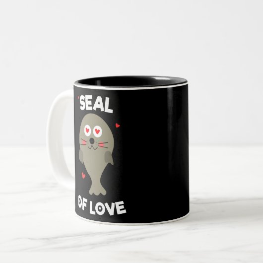 愛の印 ツートーンマグカップ (正面左)