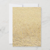 愛の収穫の招待 招待状 (裏面)