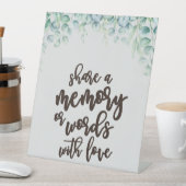 愛の台座を持つ思い出や言葉結婚を共有する 台座サイン (インサイチュ)