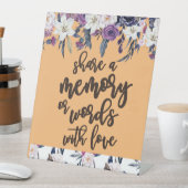 愛の台座を持つ思い出や言葉結婚を共有する 台座サイン (インサイチュ)