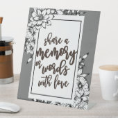 愛の台座を持つ思い出や言葉結婚を共有する 台座サイン (インサイチュ)