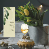 愛の名パーソナライズされた前は黄色結婚で ワインギフトバッグ