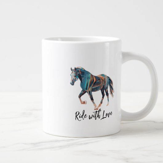 愛の名物マグカップで乗る ジャンボコーヒーマグカップ (右)