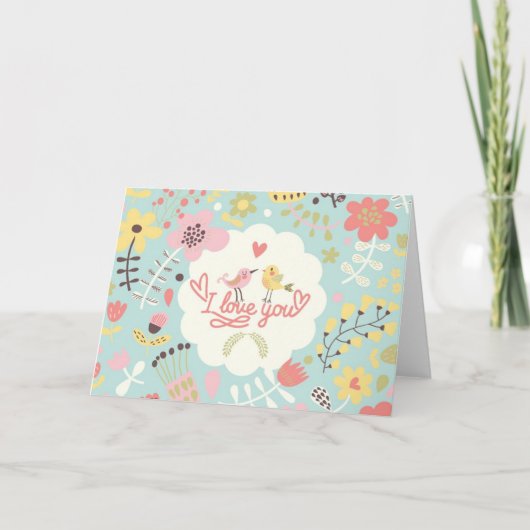 愛の告白 - バレンタインデーのカード シーズンカード (正面)