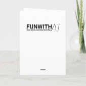 愛の告白 | 赤いバラの美しい女性 カード (裏面)