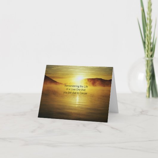 愛の命を思い出す失った カード (正面)