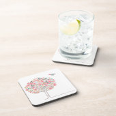 愛の咲く木そして鳥 コースター (右側)