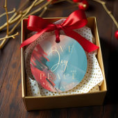 愛の喜びと平和の抽象芸術ブラシストロークの写真 オーナメント