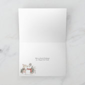 愛の喜び平和クリスマスグリーティングカード シーズンカード (内部)