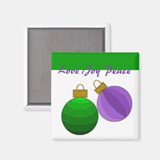愛の喜び平和 – 磁石 (正面/裏面)