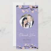 愛の囚人Violetありがとう写真 サンキューカード (正面)