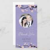 愛の囚人Violetありがとう写真 サンキューカード (正面/裏面)