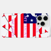 愛の国を愛するアメリカのスター Case-Mate iPhoneケース (裏面 (横))