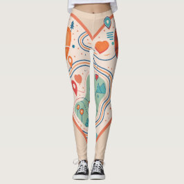 愛の地形 レギンス