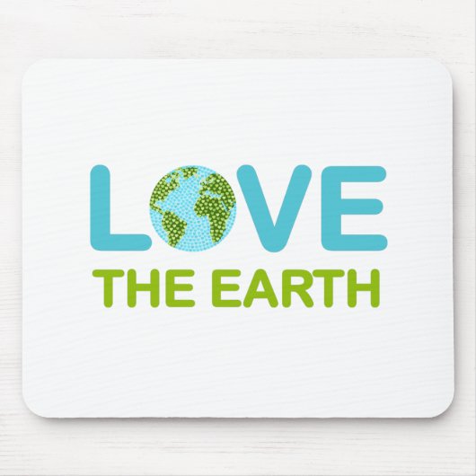 愛の地球の日マウスパッド マウスパッド (正面)