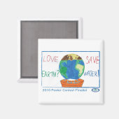 愛の地球？水救! マグネット (正面/裏面)