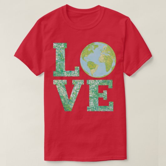 愛の地 Tシャツ (デザイン正面)