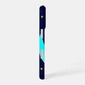 愛の場合の可愛い漫画フクロウ iPhone 16ケース (右側面)