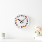 愛の壁時計、8"ラウンドアクリル ラウンド壁時計 (ホーム)