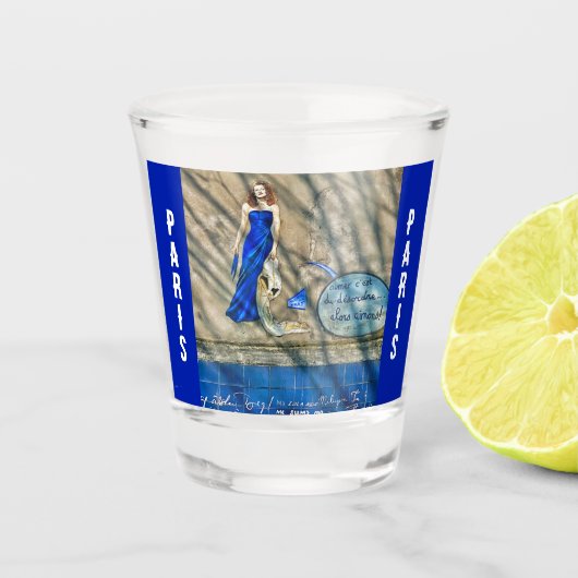 愛の壁 | パリ ショットグラス (正面)