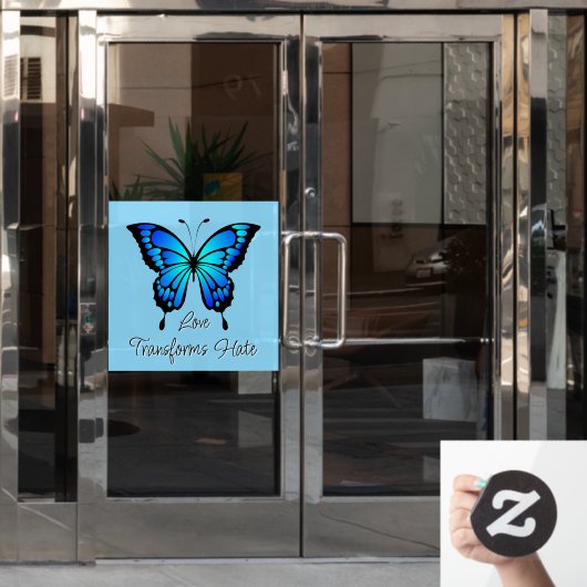 愛の変換ヘイトウィンドウにしがみつく ウィンドウサイン (オフィスドア)