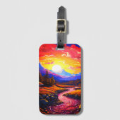 愛の夕日 ラゲッジタグ (正面縦)