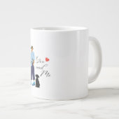 愛の多い名物マグカップ ジャンボコーヒーマグカップ (正面右)