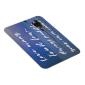 愛の多い。少数を信頼。パドルオウカヌインスピレーション マグネット (右側)